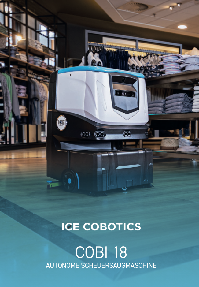 Produktinfo Cobi 18 autonome Scheuersaugmaschine von ICE Cobotics